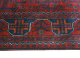 Khamyab Oaklyn Red/Navy Runner, 2'9" x 19'2"