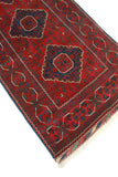 Khamyab Merritt Red/Navy Runner, 2'9" x 12'5"