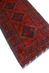 Khamyab Tatiana Red/Navy Runner, 3'0" x 12'8"