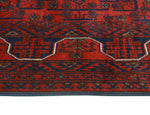 Khamyab Raya Red/Navy Runner, 2'6" x 19'7"