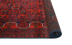 Khamyab Raya Red/Navy Runner, 2'6" x 19'7"