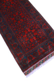 Khamyab Zarmina Red/Navy Runner, 2'11" x 18'11"