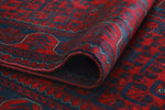 Khamyab Zarmina Red/Navy Runner, 2'11" x 18'11"