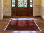 Khamyab MacKenzi Red/Navy Rug, 3'2" x 5'2"