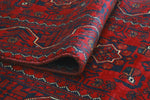 Khamyab Rehoie Red/Navy Runner, 2'7" x 19'3"