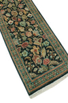 Wali Egerton Black/Green Runner, 2'6" x 18'6"