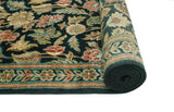 Wali Egerton Black/Green Runner, 2'6" x 18'6"