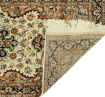 Wali Fikri Ivory/Navy Runner, 2'1" x 8'11"