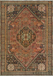 Fine VTG Keltoum Rust/Brown Rug, 6'6" x 9'3"