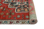 Vintage Aileen Red/Ivory Rug, 4'0" x 6'4"