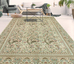 Wali Dax Ivory/Green Rug, 9'1" x 11'11"