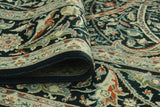 Wali Cingeswi Black/Green Rug, 8'0" x 10'2"