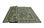 Wali Cingeswi Black/Green Rug, 8'0" x 10'2"