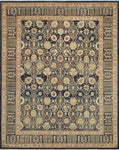 Wali Cromwell Navy /Beige Rug, 7'10" x 10'0"