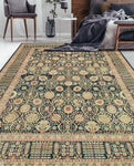 Wali Cromwell Navy /Beige Rug, 7'10" x 10'0"