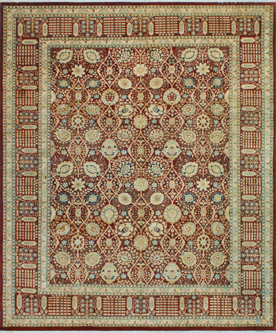 Versailles Dwain Burgundy/Gold Rug, 8'0" x 9'8"