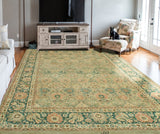 Wali Clive Lt. Green/Green Rug, 8'0" x 10'3"