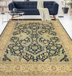 Versailles Claudett Navy/Beige Rug, 8'1" x 9'7"