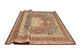 Wali Corisand Eggplant/Rose Rug, 7'11" x 9'4"