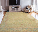 Wali Cornell Gold/Grey Rug, 7'11" x 10'4"