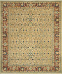 Versailles Clarance Beige/Burgundy Rug, 7'11" x 10'4"