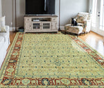 Wali Desiree Beige/Drk. Brown Rug, 8'10" x 12'0"