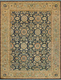 Wali Dayana Navy/Lt. Brown Rug, 8'10" x 12'0"