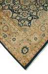 Wali Dayana Navy/Lt. Brown Rug, 8'10" x 12'0"