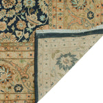 Wali Dayana Navy/Lt. Brown Rug, 8'10" x 12'0"