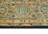 Wali Dayana Navy/Lt. Brown Rug, 8'10" x 12'0"