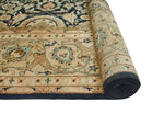 Wali Dayana Navy/Lt. Brown Rug, 8'10" x 12'0"