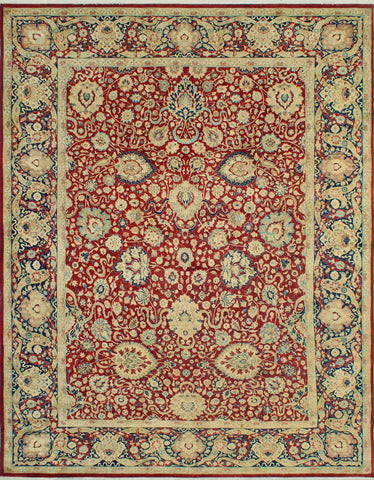 Versailles Chileska Burgundy/Navy Rug, 9'1" x 12'2"