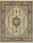 Wali Darryll Ivory/Burgundy Rug, 9'1" x 12'0"