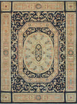 Wali Demet Navy/Beige Rug, 9'0" x 12'3"