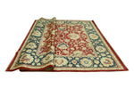 Wali Dannell Red/Navy Rug, 8'10" x 11'8"