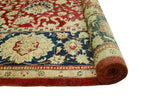 Wali Dannell Red/Navy Rug, 8'10" x 11'8"