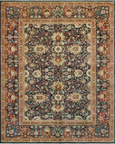 Wali Dannie Navy/Brown Rug, 9'0" x 11'6"