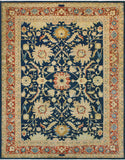 Versailles Duncan Navy/Rust Rug, 8'10" x 11'9"