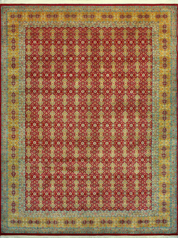 Wali Doyle Red/Gold Rug, 10'5" x 14'0"