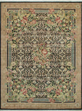 Wali Edilma Black/Beige Rug, 9'0" x 12'5"