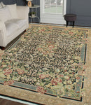 Wali Edilma Black/Beige Rug, 9'0" x 12'5"