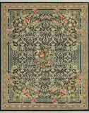 Wali Darya Black/Brown Rug, 9'1" x 11'9"