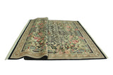 Wali Darya Black/Brown Rug, 9'1" x 11'9"