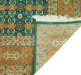 Wali Darleena Green/Orange Rug, 9'0" x 12'2"