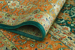 Wali Darleena Green/Orange Rug, 9'0" x 12'2"