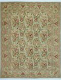 Wali Dallin Lt. Green/Gold Rug, 7'11" x 10'4"