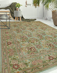 Wali Dallin Lt. Green/Gold Rug, 7'11" x 10'4"