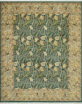 Wali Clayburn Green/Grey Rug, 7'11" x 10'2"