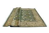 Wali Clayburn Green/Grey Rug, 7'11" x 10'2"