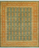 Wali Conny Green/Orange Rug, 8'0" x 10'2"